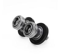 Motor Crash Stoßstange Für Suzuki GXS-R 1000R R750 R600 Motorrad Hinten Vorderrad Achse Crash Protector Pad Schwinge Spulen Slider Stand(Titanium-A)