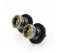 Motor Crash Stoßstange Für Suzuki GXS-R 1000R R750 R600 Motorrad Hinten Vorderrad Achse Crash Protector Pad Schwinge Spulen Slider Stand(Gold-A)