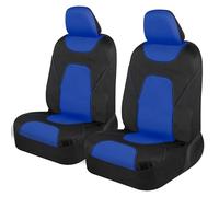 Motor Trend AquaShield Autositzbezüge für Vordersitze, Blau - 3 Schichten Wasserdicht Sitzbezüge, Neopren Material mit modernem seitenlosen Design, Universal Fit für Auto LKW Van SUV