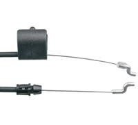 Motorbremszug Länge 1.505 mm, Länge Hülse 1.321 mm, Z-Haken beidseitig, für Schiebemäher mit Tecumseh Motor Bj. 01 - 03