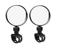 Motorcycle Mirror Universal Spiegel Lenker Rückspiegel Für Motorrad 360 Rotation Einstellbar Für Fahrradfahren Fahrradspiegel(2pcs Square A)