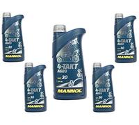 Motorenöl für 4-Takt Traktoren Rasenmäher Agro SAE 30 MANNOL API SG 5 Liter