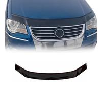 Motorhaube Deflektor Insekten Steinschlagschutz kompatibel mit Vw Touran 2006-2010 Schwarz