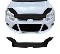 Motorhaube Deflektor Steinschlagschutz kompatibel mit Ford Focus 2010-2015 Schwarz