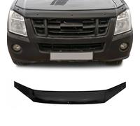 Motorhaube Deflektor Steinschlagschutz kompatibel mit Isuzu D-Max II 2012-2019 Schwarz