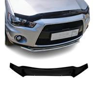 Motorhaube Deflektor Steinschlagschutz für Mitsubishi ASX 2010-2021 Schwarz Abs