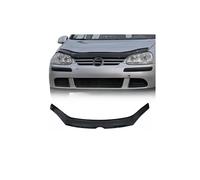 Motorhaube Deflektor Steinschlagschutz kompatibel mit VW Golf V 2003-2009 Schwarz