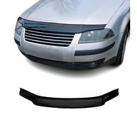 Motorhaube Deflektor Steinschlagschutz kompatibel mit VW Passat B5 GP 2000-2005 Schwarz