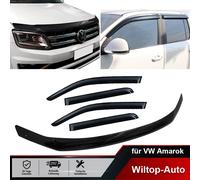 Motorhaube Deflektor Steinschlagschutz Windabweiser für VW Amarok 2009-2022