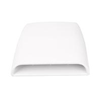 Motorhaube Lufteinlässe Für Jazz Dekorative Universal Auto Motorabdeckung Hood Scoop Vent Auto Motorhaube Lufteinlass 4x4 Offroad Zubehör Tuning(White)