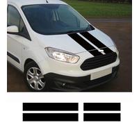 Motorhaubenabdeckungs-Motoraufkleber, für Ford Transit Courier Camper Van Cargo Vinyl-Hintertür-Dekor-Aufkleber Auto-Tuning-Zubehör