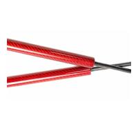 Motorhaubendämpfer Stützstangen Für SEAT Für Ibiza Mk3 6L 2002-2008 Vordere Haube Motorhaube Ändern Gas Streben Schock Dämpfer Lift Unterstützt Prop Stangen Absorber(Red carbon fiber)