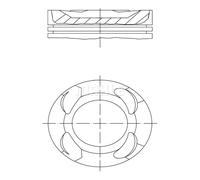Kolben MAHLE 081 PI 00126 000 für BMW 3er X3