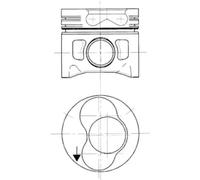 Motorkolben 99742700 KOLBENSCHMIDT für VW OPEL MAZDA FORD PEUGEOT