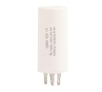 Motorkondensator, 8µF 450V Kondensator Universal 50/60Hz Anlaufkondensator mit AMP Steckfahnen und Befestigungsschraube M8 CBB60 Motorstartkondensator für Elektrische Hausgeräte Ersatzteile Zubehör