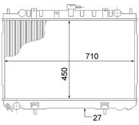 MAHLE Kühler, Motorkühlung für NISSAN