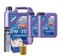 Motoröl 0W30 LIQUI MOLY Synthoil Longtime 7L+MAHLE Ölfilter +Cera Tec