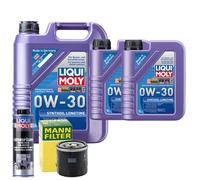 Motoröl 0W30 LIQUI MOLY Synthoil Longtime 7L +MANN Ölfilter +Spülung