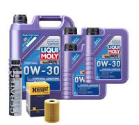Motoröl 0W30 LIQUI MOLY Synthoil Longtime 8L+HENGST Ölfilter +Cera Tec