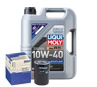 Motoröl 10W40 LIQUI MOLY Mos2 Leichtlauf 5L+MAHLE Ölfilter