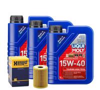 Motoröl 15W40 LIQUI MOLY Touring High Tech 3L+HENGST Ölfilter