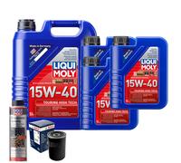 Motoröl 15W40 LIQUI MOLY Touring High Tech 8L+BOSCH Ölfilter +Ölschlammspülung