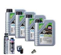 Motoröl 5W30 LIQUI MOLY 4L+BOSCH Ölfilter+Spülung+Cera Tec+Ölablassschraube