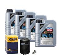 Motoröl 5W30 LIQUI MOLY 4L+HENGST Ölfilter+Ölablassschraube