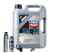 Motoröl 5W30 LIQUI MOLY 5L+BOSCH Ölfilter+Spülung+Cera Tec+Ölablassschraube