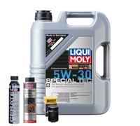 Motoröl 5W30 LIQUI MOLY 5L+HENGST Ölfilter +Spülung +Cera Tec