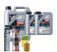 Motoröl 5W30 LIQUI MOLY 7L +MANN Ölfilter +Spülung +Cera Tec
