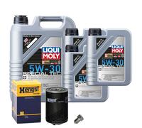 Motoröl 5W30 LIQUI MOLY 8L+HENGST Ölfilter+Ölablassschraube