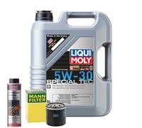 Motoröl 5W30 LIQUI MOLY Leichtlauf Special Tec 5L +MANN Ölfilter +Spülung