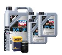Motoröl 5W30 LIQUI MOLY Leichtlauf Special Tec 8L+HENGST Ölfilter +Cera Tec