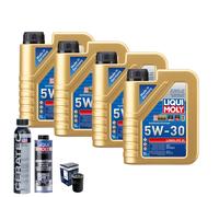 Motoröl 5W30 LIQUI MOLY Longlife Iii 4L+BOSCH Ölfilter +Spülung +Cera Tec
