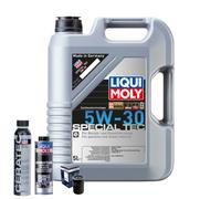 Motoröl 5W30 LIQUI MOLY Special Tec 5L+BOSCH Ölfilter +Spülung +Cera Tec