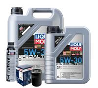 Motoröl 5W30 LIQUI MOLY Special Tec 6L+BOSCH Ölfilter +Cera Tec