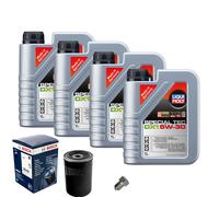 Motoröl 5W30 LIQUI MOLY Special Tec Dl1 4L+BOSCH Ölfilter+Ölablassschraube