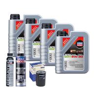 Motoröl 5W30 LIQUI MOLY Special Tec Dx1 4L+MAHLE Ölfilter +Spülung +Cera Tec