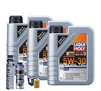 Motoröl 5W30 LIQUI MOLY Special Tec Ll 3L+BOSCH Ölfilter +Spülung +Cera Tec