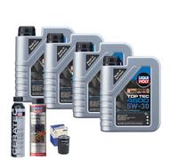 Motoröl 5W30 LIQUI MOLY Top Tec 4600 4L+MAHLE Ölfilter +Spülung +Cera Tec