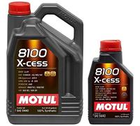 Motoröl DUO Motul 8100 x-cess 5W40, 6 Liters (1 x 5 Lts + 1 x 1 Lt)