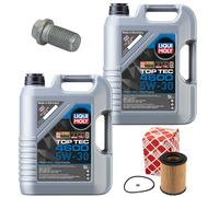 Motoröl Filter Set 4600 5W-30 10 Liter + Schraube für Mercedes Vito Viano W639