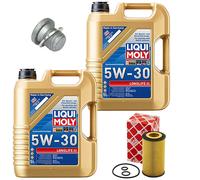 Motoröl Filter Set 5W-30 LIQUI MOLY 10 Liter + Schraube für Mercedes Sprinter