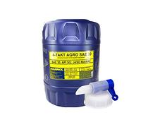 Motoröl für 4-Takt Traktoren Rasenmäher Agro SAE 30 MANNOL API SG 20 Liter inkl. Auslasshahn