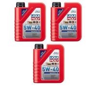 Motoröl LIQUI MOLY 1305 Nachfüll-Öl 5W-40 Leichtlauf synthetisch 3 Liter