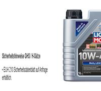 Motoröl Liqui Moly MoS2 Leichtlauföl 10W-40 für ACEA A3 ACEA B4 API SL 1 L-25 L