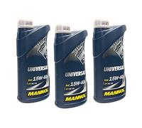 Mannol Motoröl Motor Öl MANNOL 15W-40 Universal API SG/CH-4 3 X... (5,32 € pro 1 l)