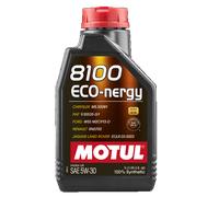 Motul 102782 8100 Motoröl Eco-nergy 5W-30 1 L, Brown