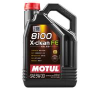 Motul 8100 X-Clean FE 5W-30 Renault RN17 Mercedes MB 229.52 Fiat 5 Liter
